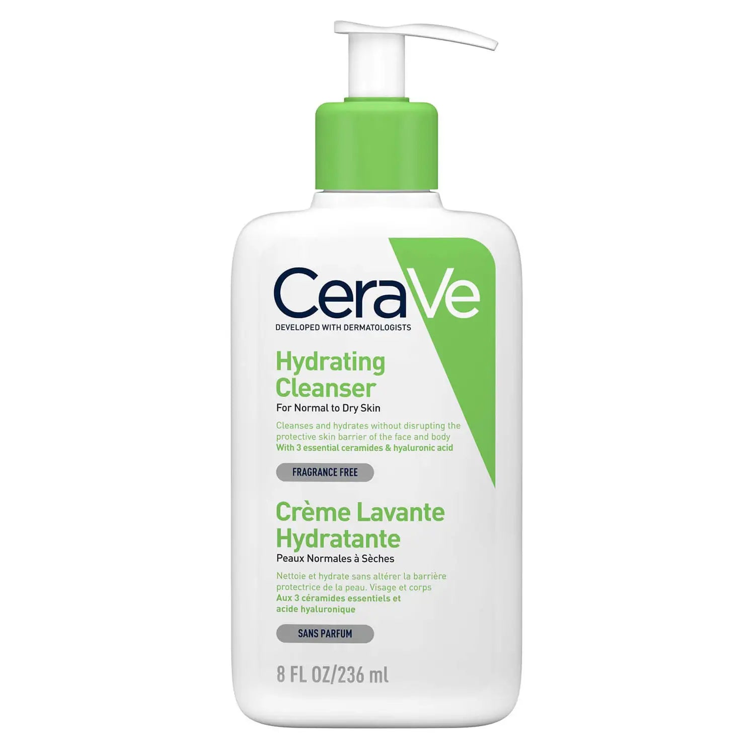 Crème Lavante Hydratante CeraVe 236 ml